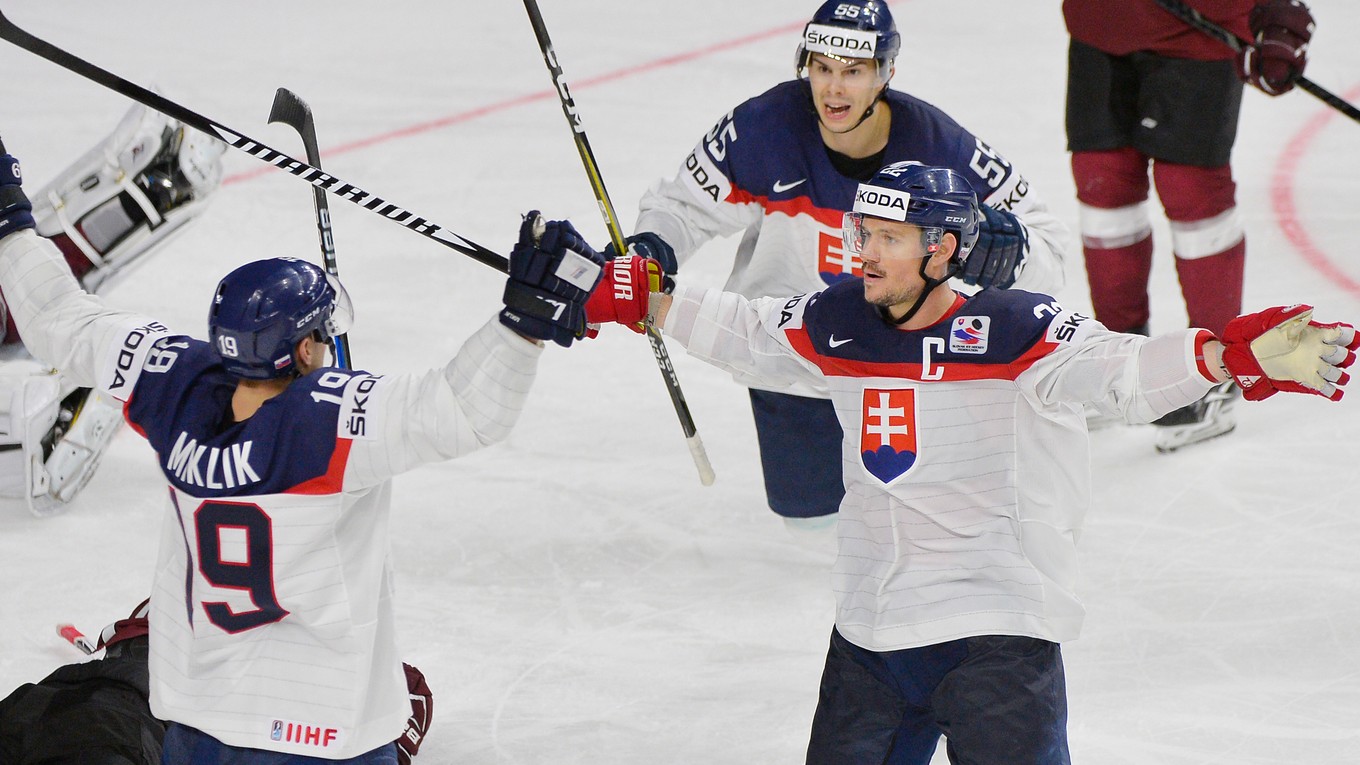 Slovenských hokejistov čaká duel proti Dánsku.