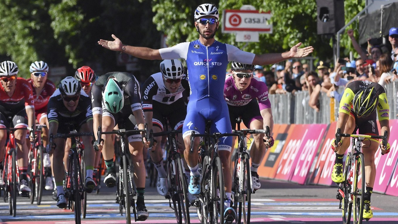 Víťazom piatej etapy jubilejného 100. ročníka prestížnych cyklistických pretekov Giro d'Italia sa stal Kolumbijčan Fernando Gaviria.