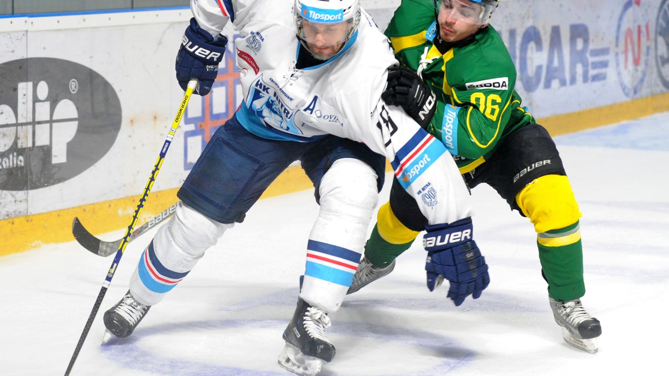 Daniel Brejčák (vpravo) si v uplynulej sezóne obliekal dres MsHK Žilina.