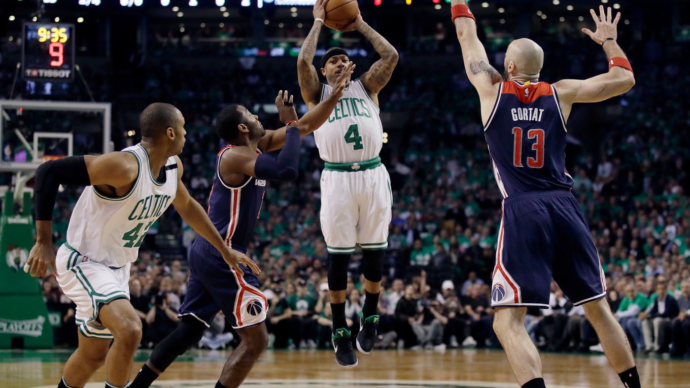 V rozhodujúcom siedmom stretnutí Celtics uspeli na vlastnej palubovke a porazili Washington 115:105. 