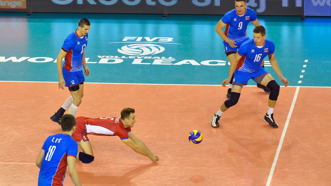 Matej Kubš (v červenom).