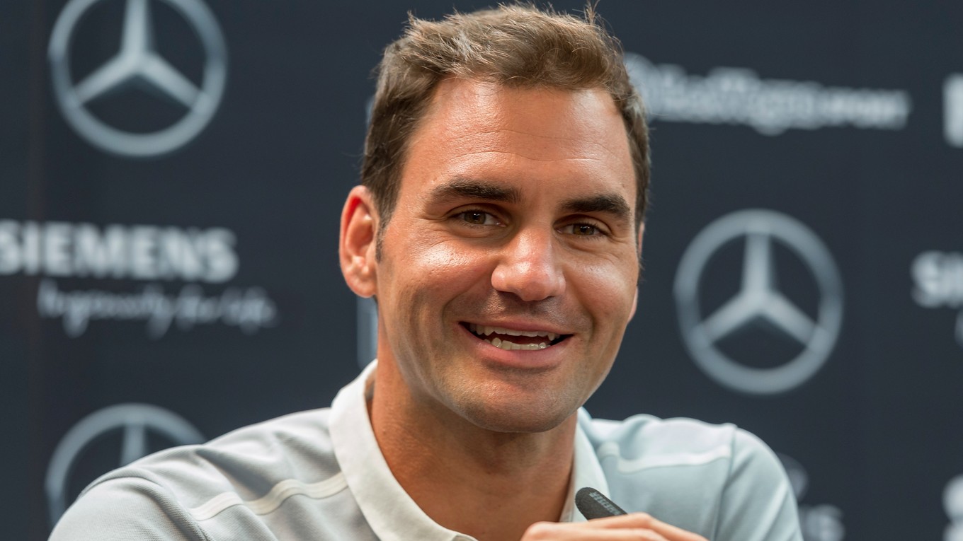 Roger Federer si oddýchol od súťažného diania.