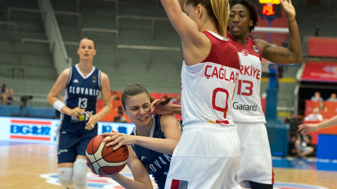 Slovenské basketbalistky nestačili na Turkyne.