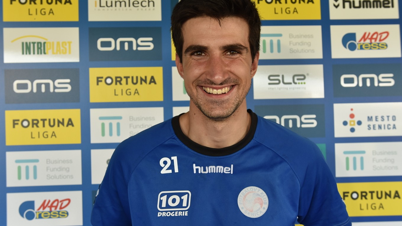 Na snímke hráč FK Senica Michal Ranko na začiatku letnej prípravy na novú sezónu Fortuna ligy.