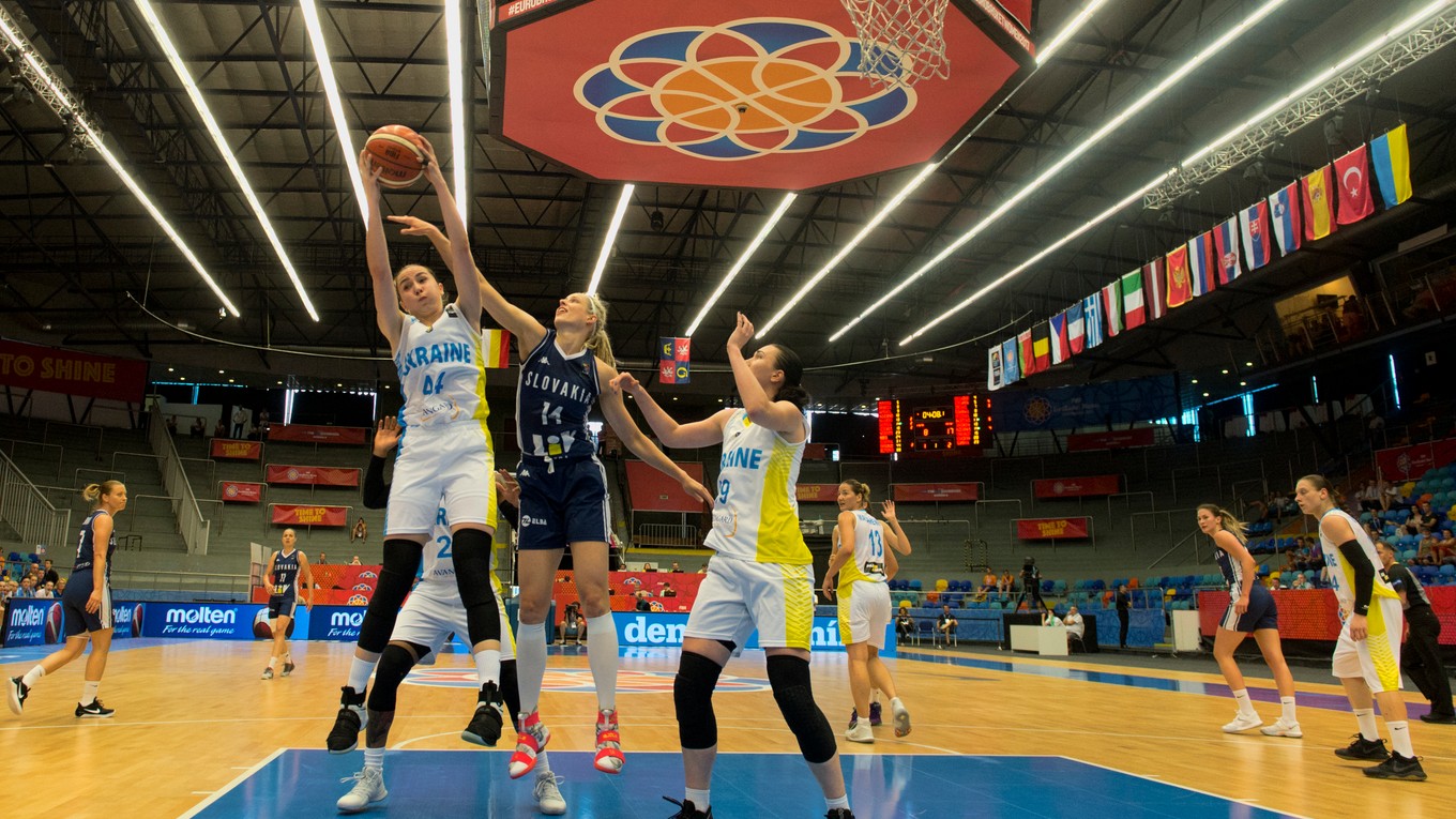 Slovenské basketbalistky zdolali silnú Ukrajinu.
