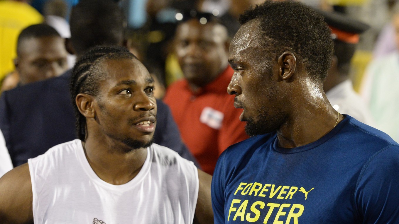 Yohan Blake (vľavo) s Usainom Boltom.