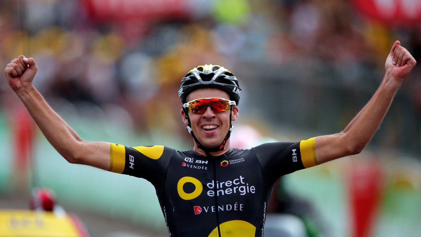 Kopcovitú ôsmu etapu na Tour de France vyhral Calmejane.
