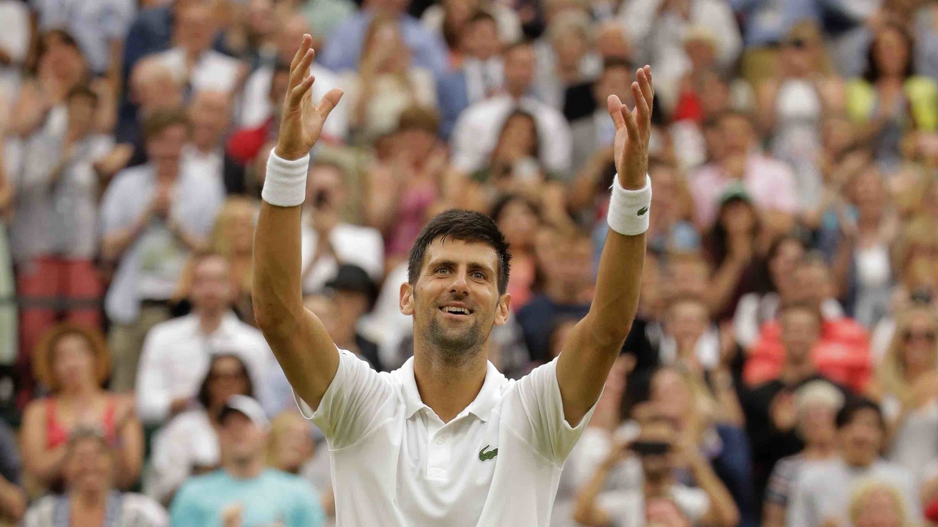 Novak Djokovič postúpil do štvrťfinále Wimbledon 2017.