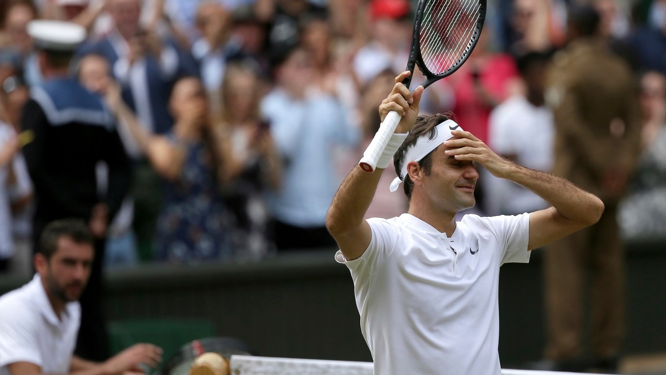 Roger Federer akoby neveril, že vyhral ďalší grandslamový turnaj.
