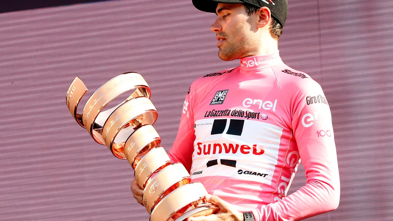 Tom Dumoulin dosiahol tento rok životný úspech, keď celkovo vyhral preteky Giro d'Italia.