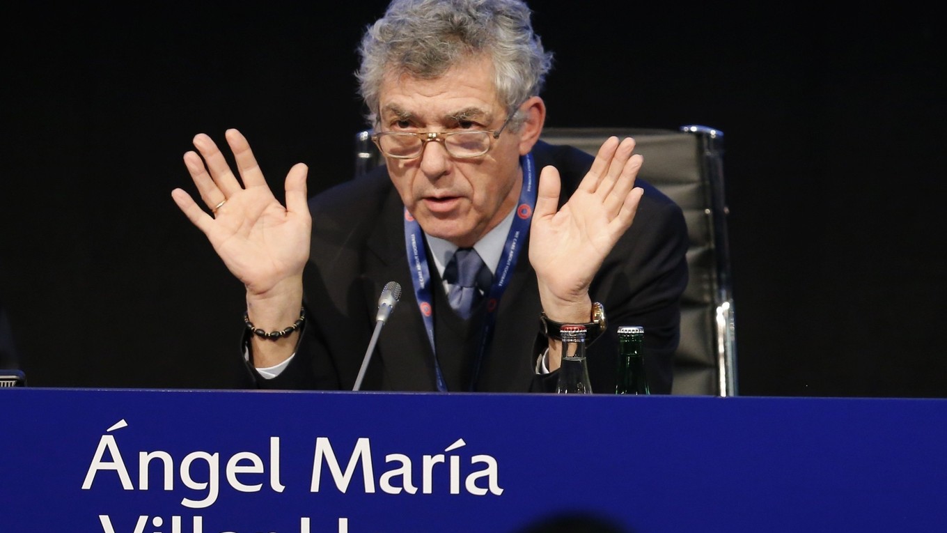 Suspendovaný prezident Kráľovskej španielskej futbalovej federácie ((RFEF) Ángel María Villar, ilustračná snímka.