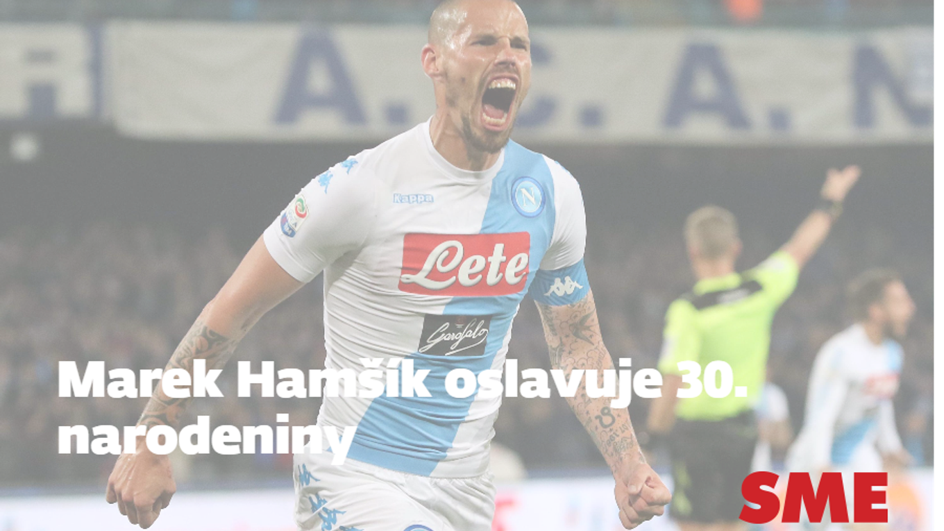 Marek Hamšík oslavuje 30. narodeniny.