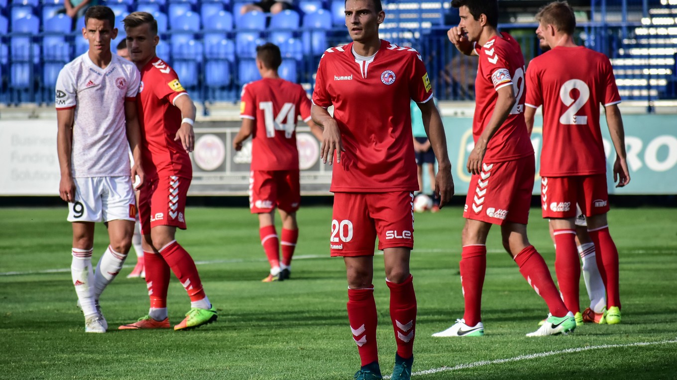 Zo zápasu 1. kola Fortuna ligy FK Senica - AS Trenčín.