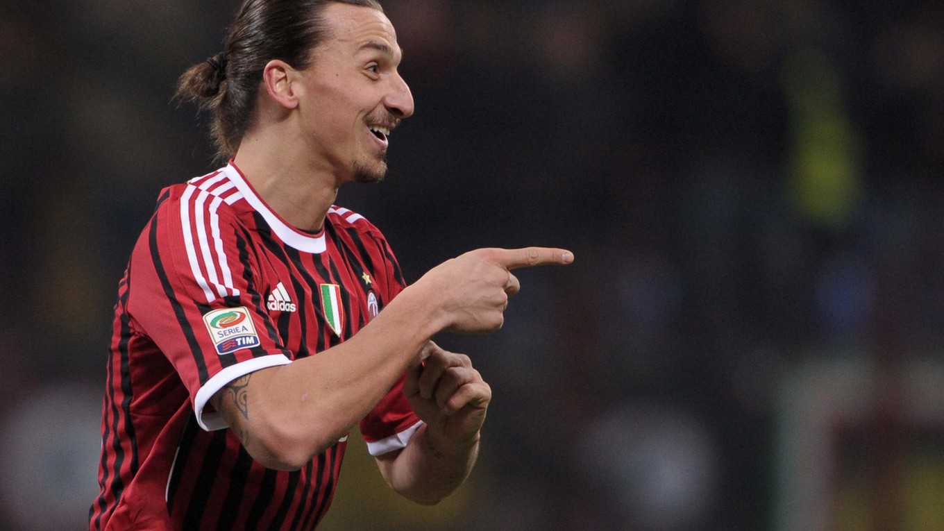 Zlatan Ibrahimovič si obliekal dres AC Miláno v rokoch 2010 až 2012.