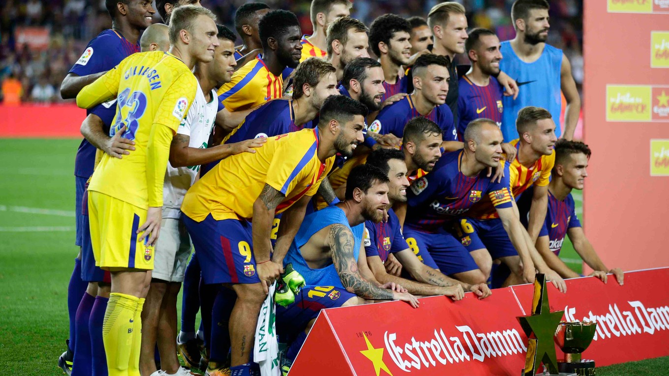 Barcelona oslavovala triumf a zisk trofeje Joana Gampera.