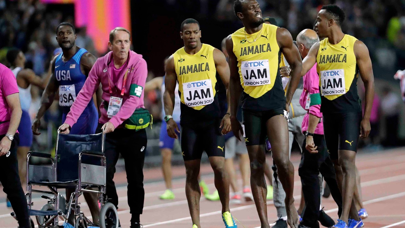 Jamajskí šprintéri vinia organizátorov za Boltovo zranenie.