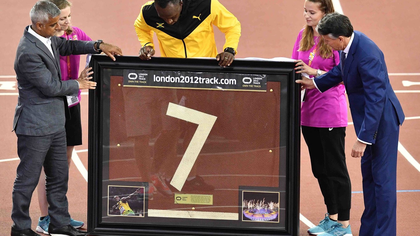 Usain Bolt dostal od organizátorov krásny dar.