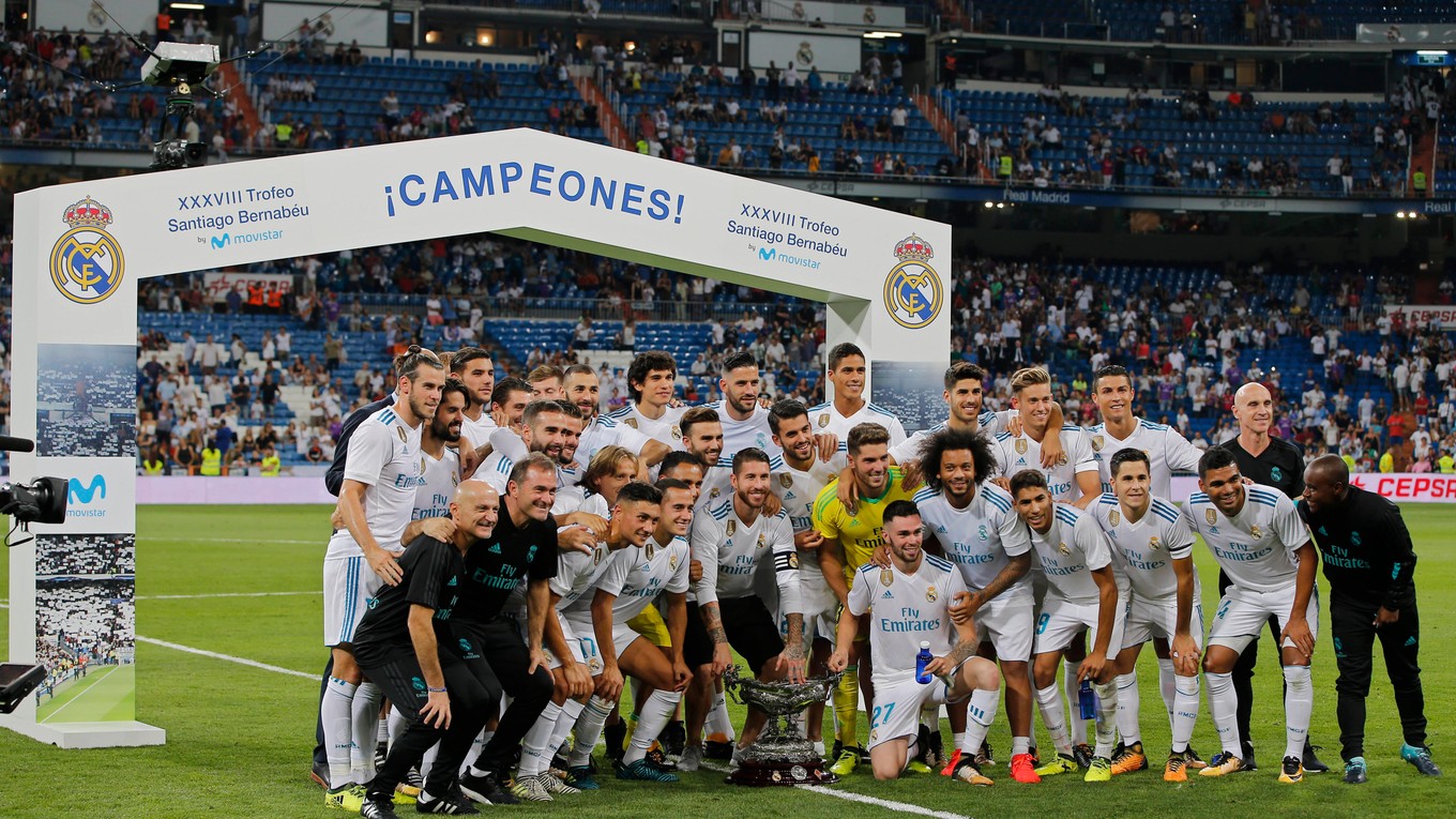 Real Madrid získal Trofej Santiaga Bernabéua.