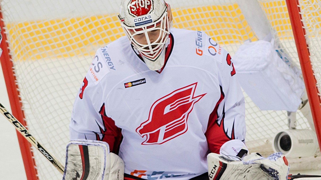 Dominik Furch v drese klubu Avandgard Omsk.