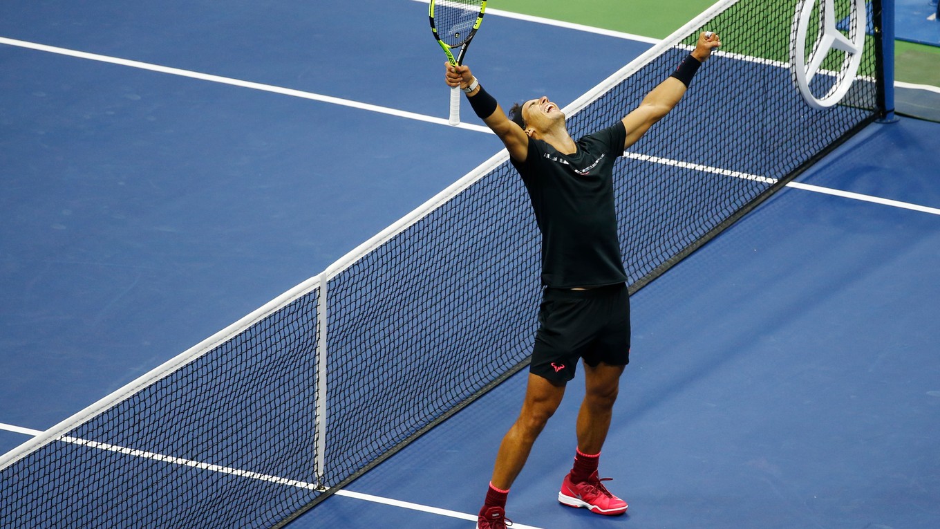 Rafael Nadal vyhral US Open 2017.