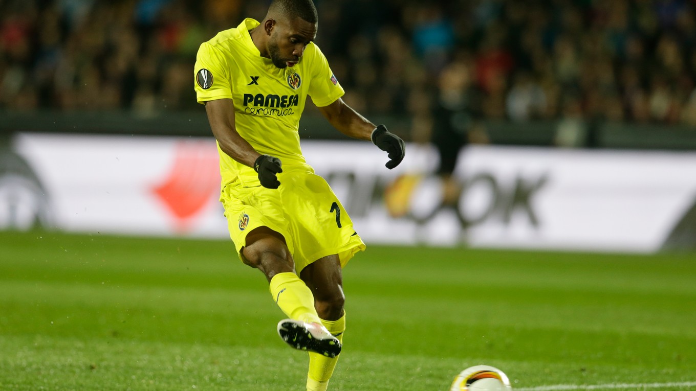 Cedric Bakambu, autor dvoch gólov Villarrealu v zápase proti Alavés
