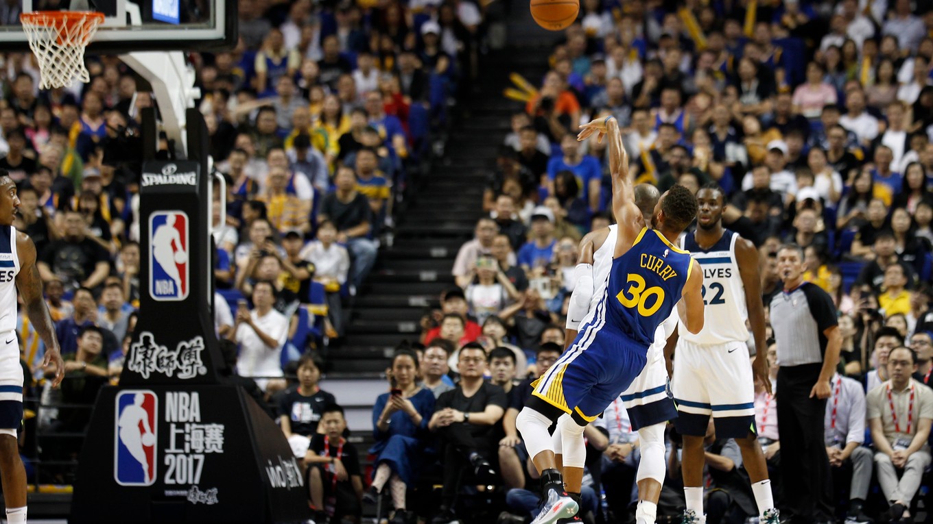 Golden State Warriors sa predstavili v Číne.