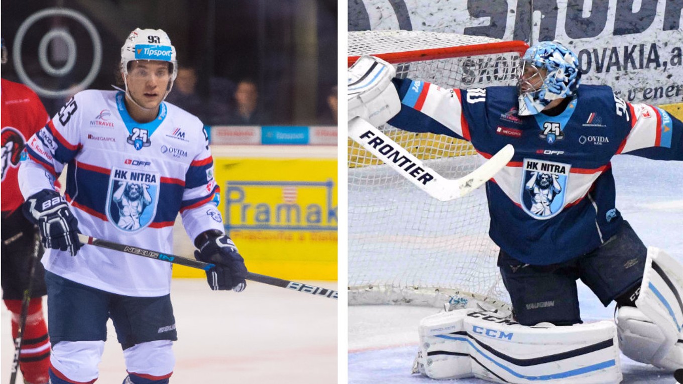 V Nitre skončil David Friedmann (vľavo) aj brankár Eric Hartzell.