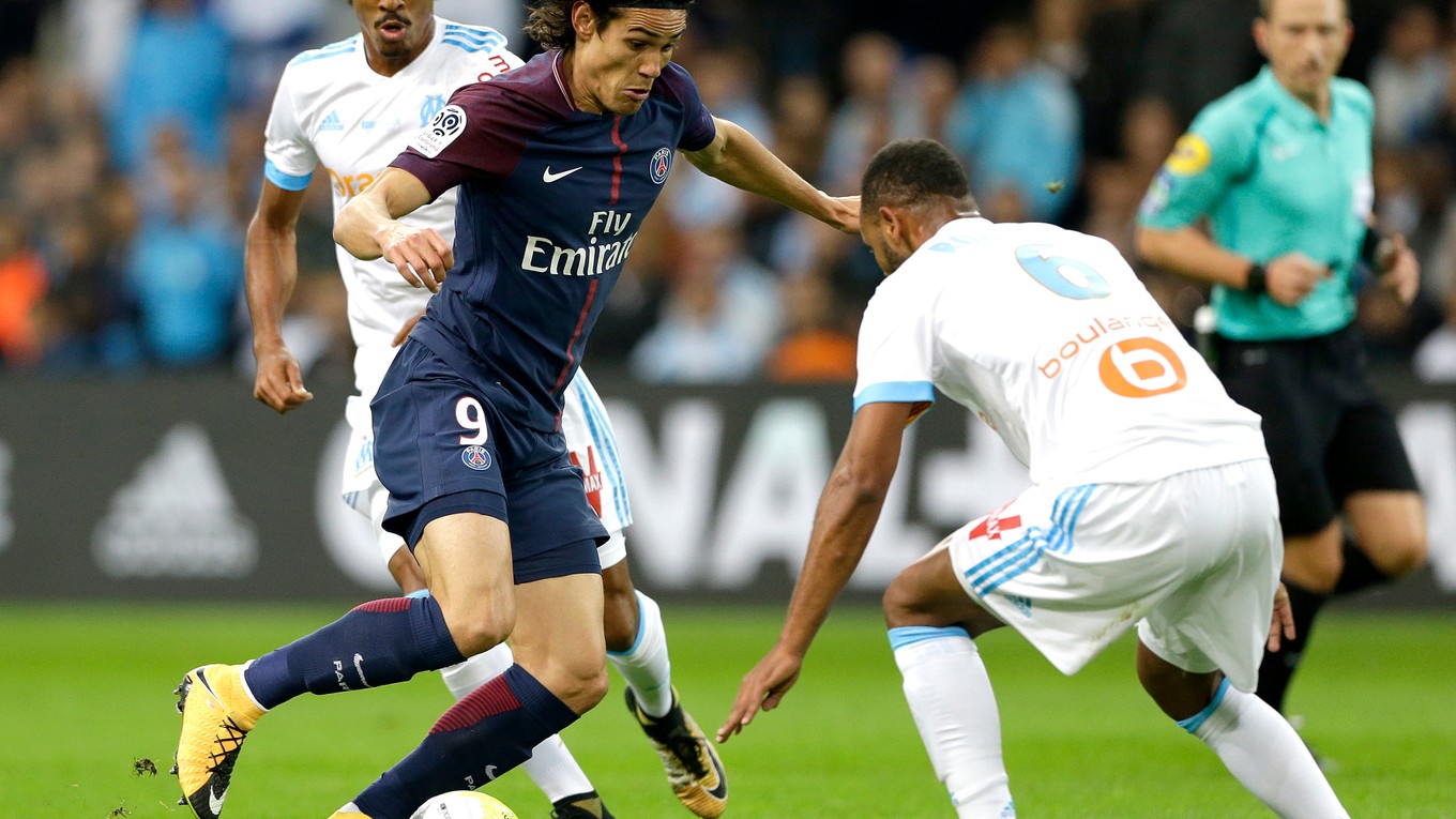 Futbalisti Marseille na vlastnom ihrisku remizovali s hráčmi Paríža St. Germain.