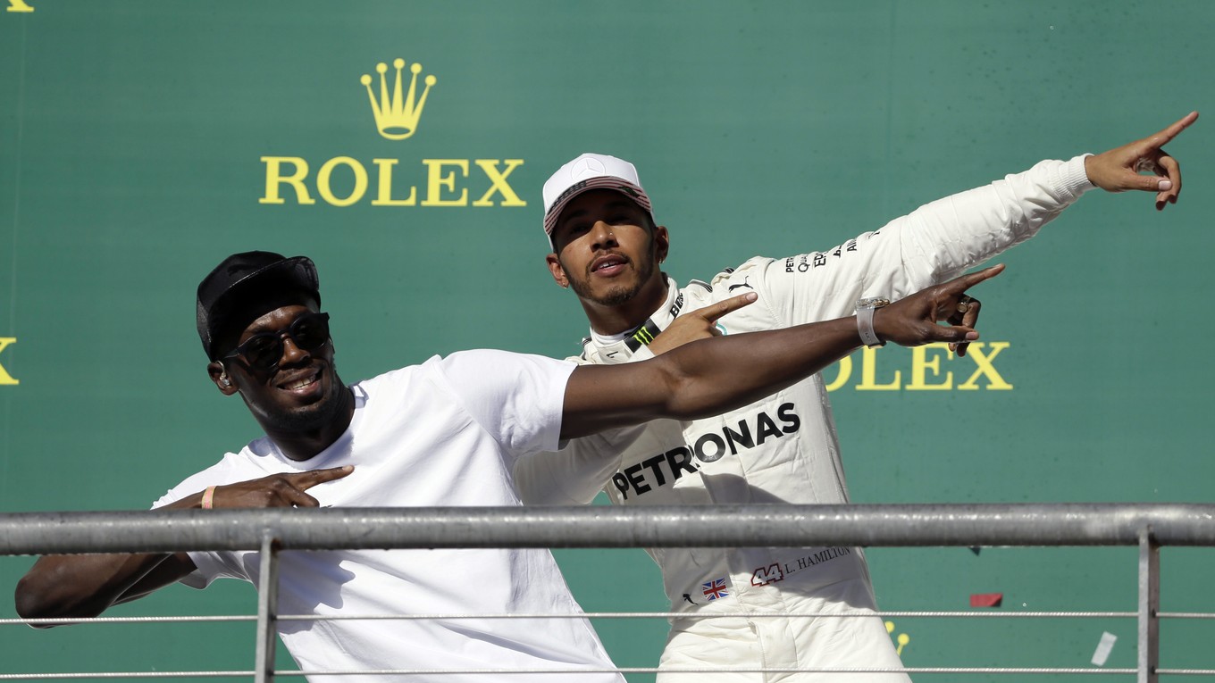 Lewis Hamilton na smrť vystrašil Usaina Bolta.