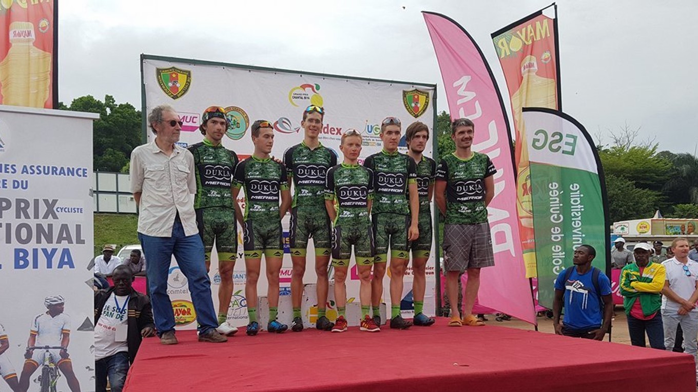 Najlepší tím na Grand Prix Chantal Biya  - Dukla Banská Bystrica. 