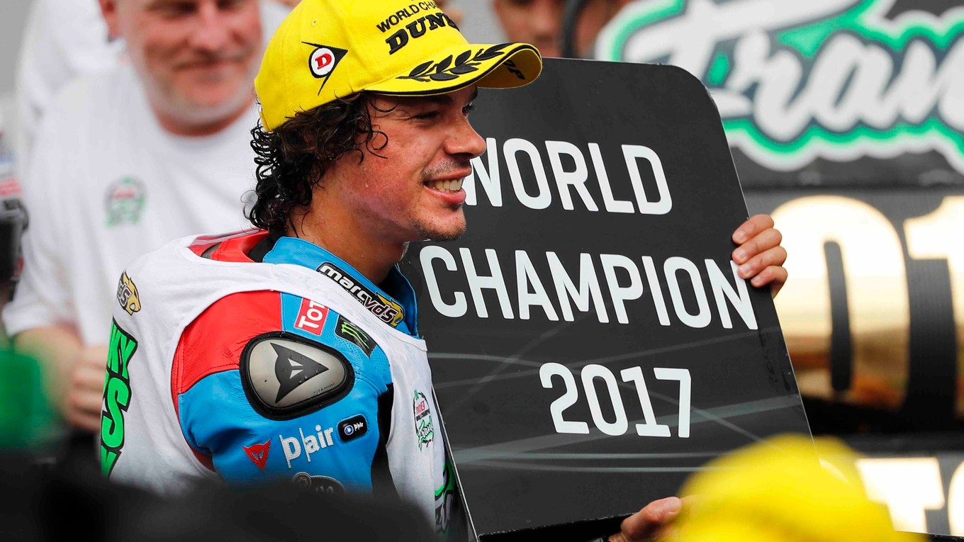 Franco Morbidelli je nový majster sveta v triede Moto2.