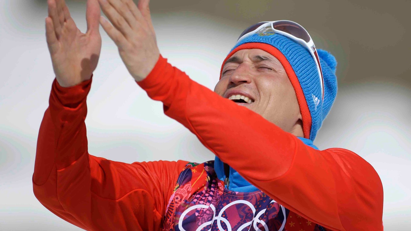 Ruský bežec na lyžiach Alexander Legkov.