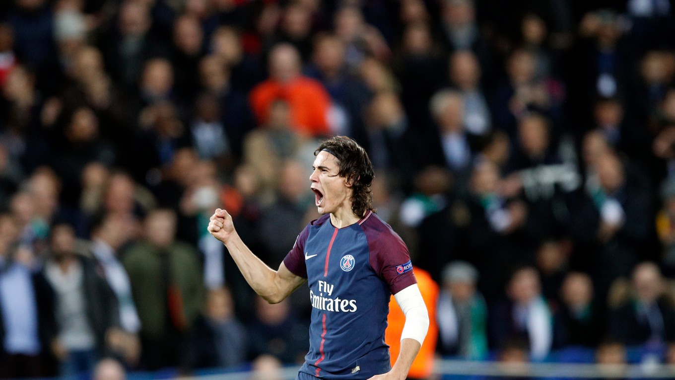 Jeden z gólov PSG strelil Edinson Cavani.