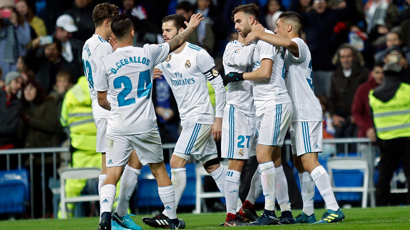 Hráči Realu Madrid sa tešili z postupu.