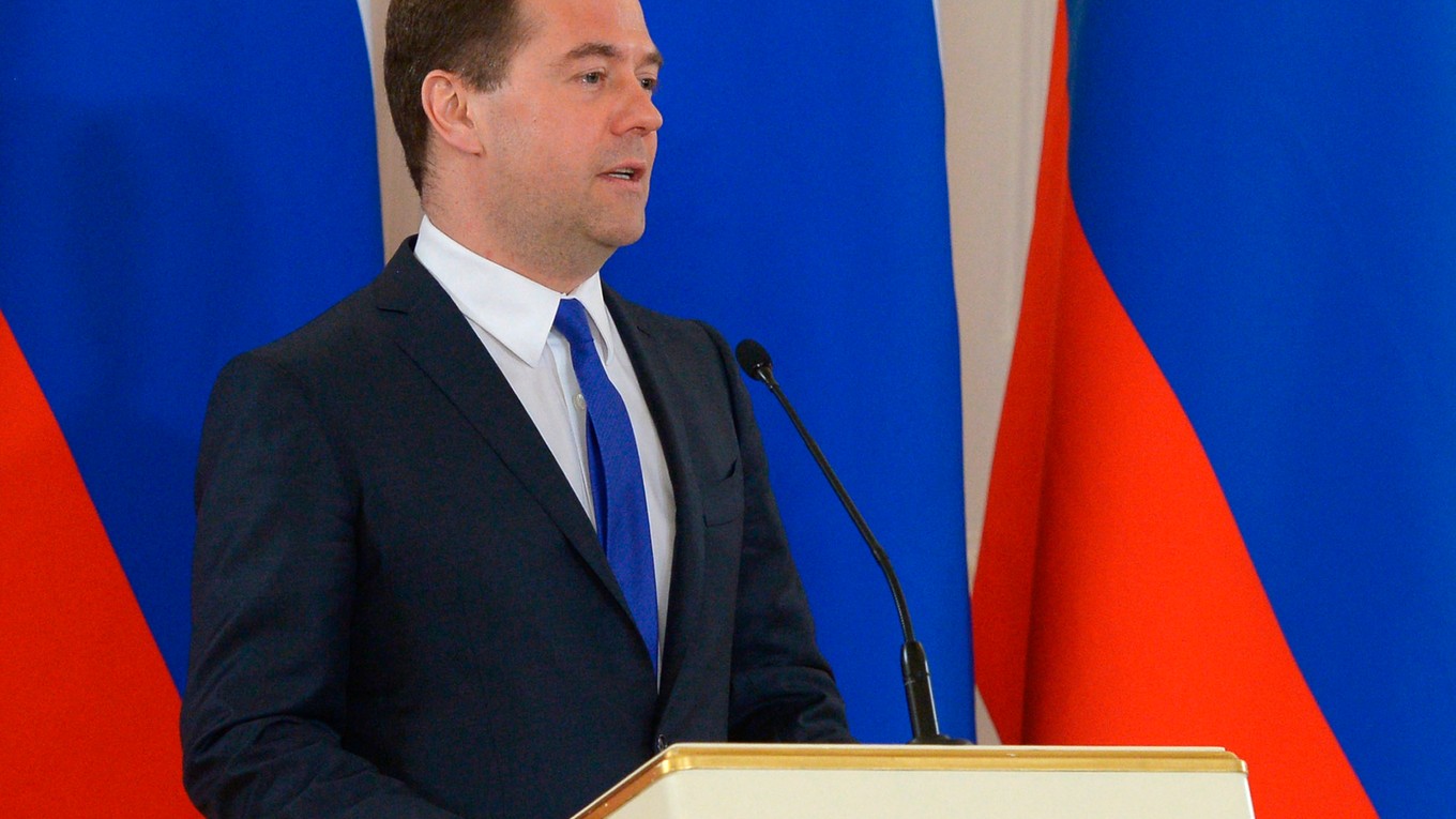Ruský premiér Dmitrij Medvedev.
