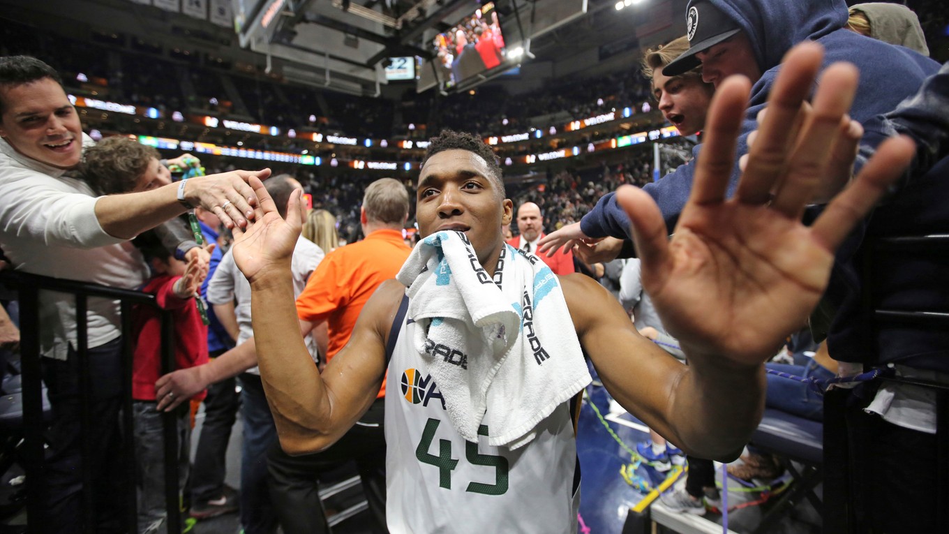 Donovan Mitchell podal skvelý výkon.