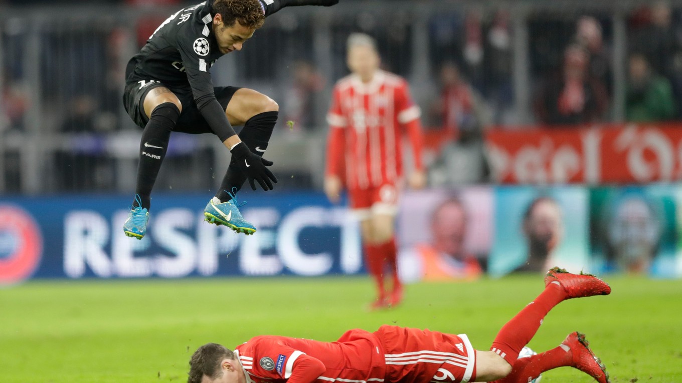 Momentka zo stretnutia Bayern - PSG.