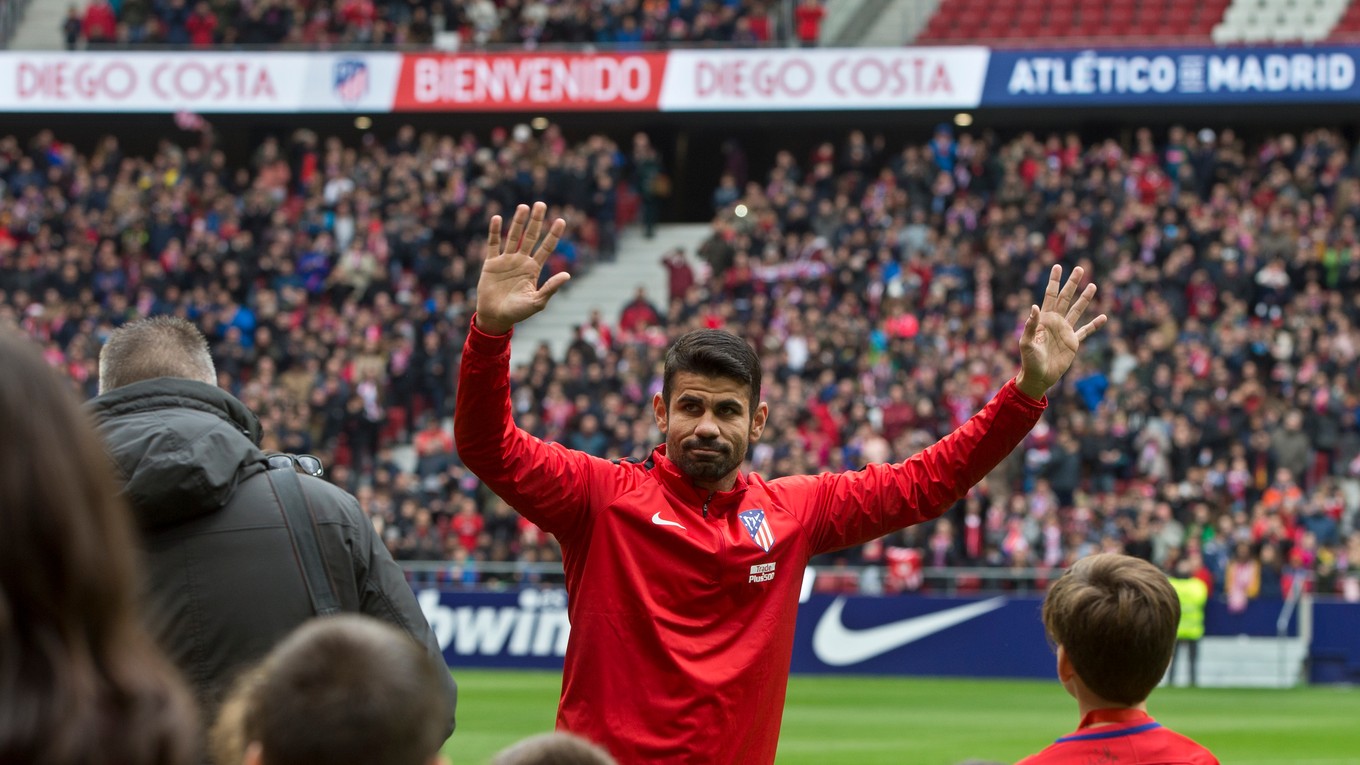 Diego Costa skóroval už v prvom súťanom zápase v drese Atlética Madrid.