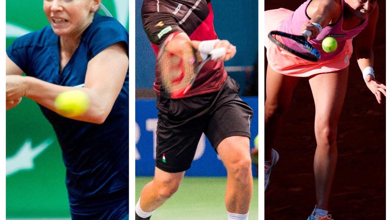 V utorok sa na Australian Open predstavia traja slovenskí tenisti. Zľava: Kristína Kučová, Lukáš Lacko a Jana Čepelová.