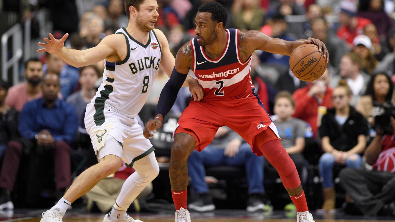 Momentka zo zápasu Washington - Milwaukee.
