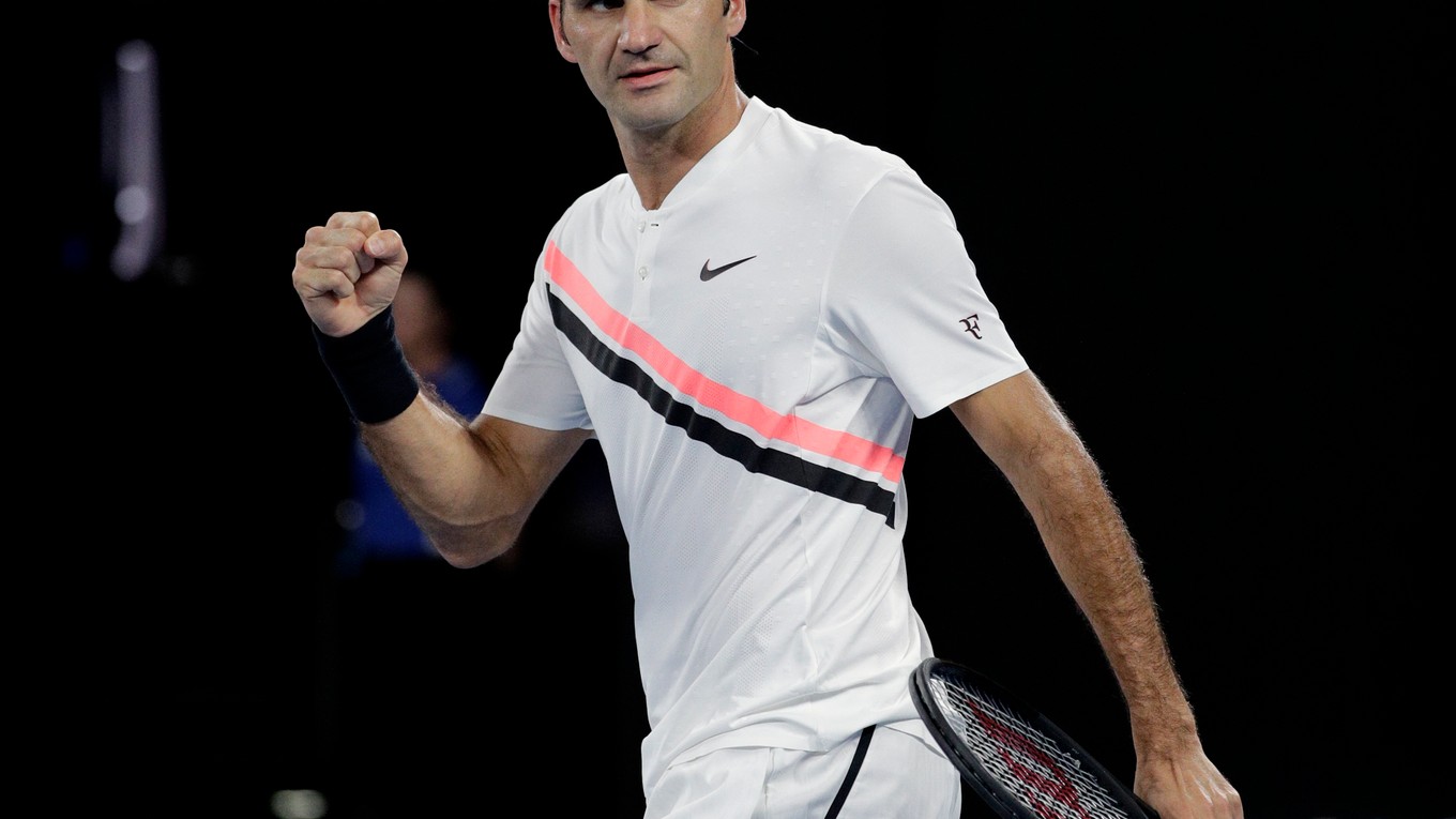 Roger Federer pobavil súpera i divákov.