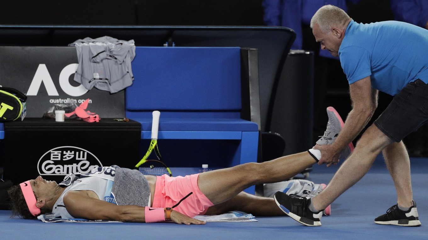 Rafael Nadal skrečoval zápas proti Čiličovi.