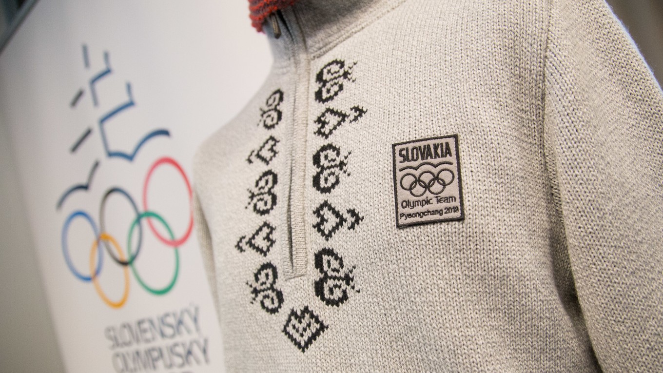 Detail oficiálneho oblečenia slovenskej olympijskej výpravy na ZOH 2018 v Pjongčangu.