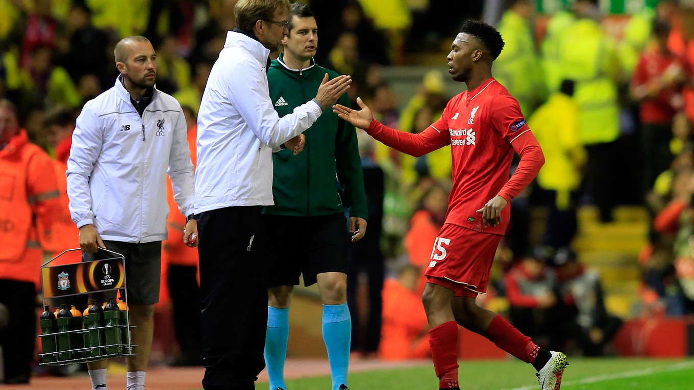 Tréner Jurgen Klopp nemôže Danielovi Sturridgeovi zaručiť pravidelnú zápasovú prax.