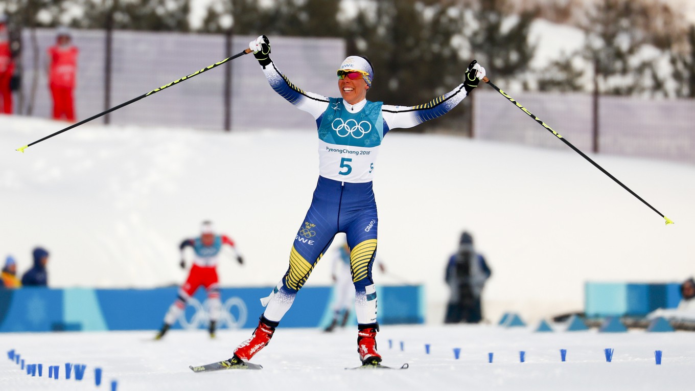 Charlotte Kallová si prichádza pre olympijské zlato.