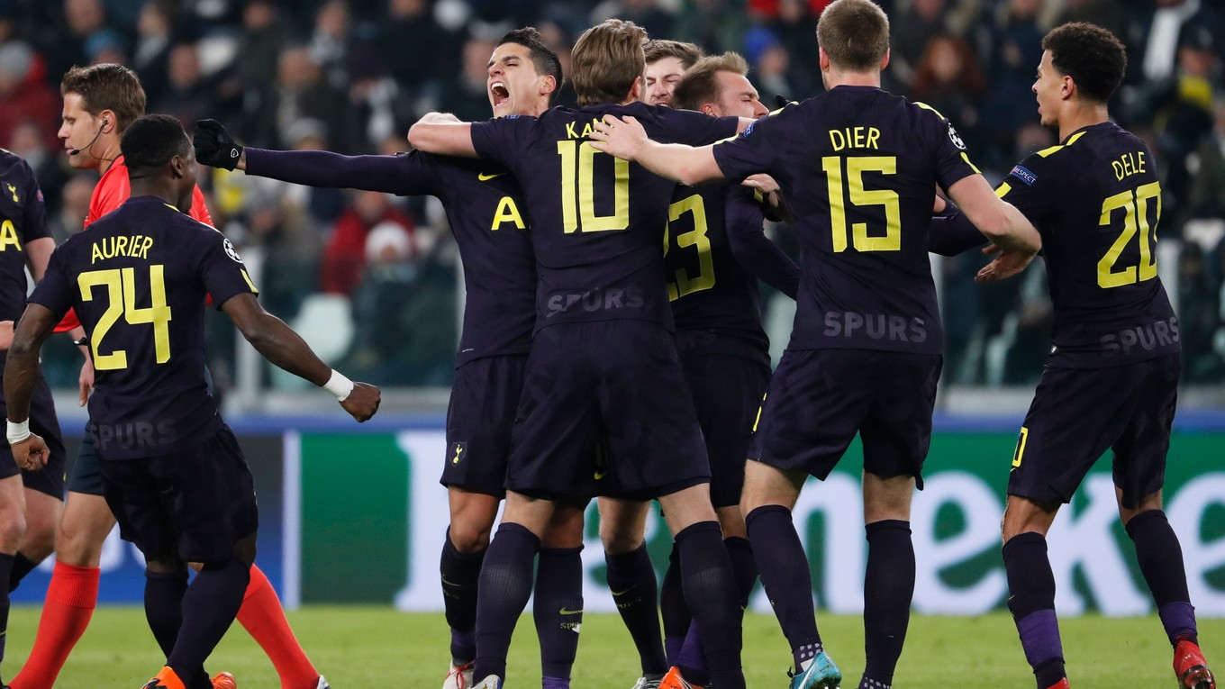 Hráči Tottenhamu remizovali s Juventusom 2:2.