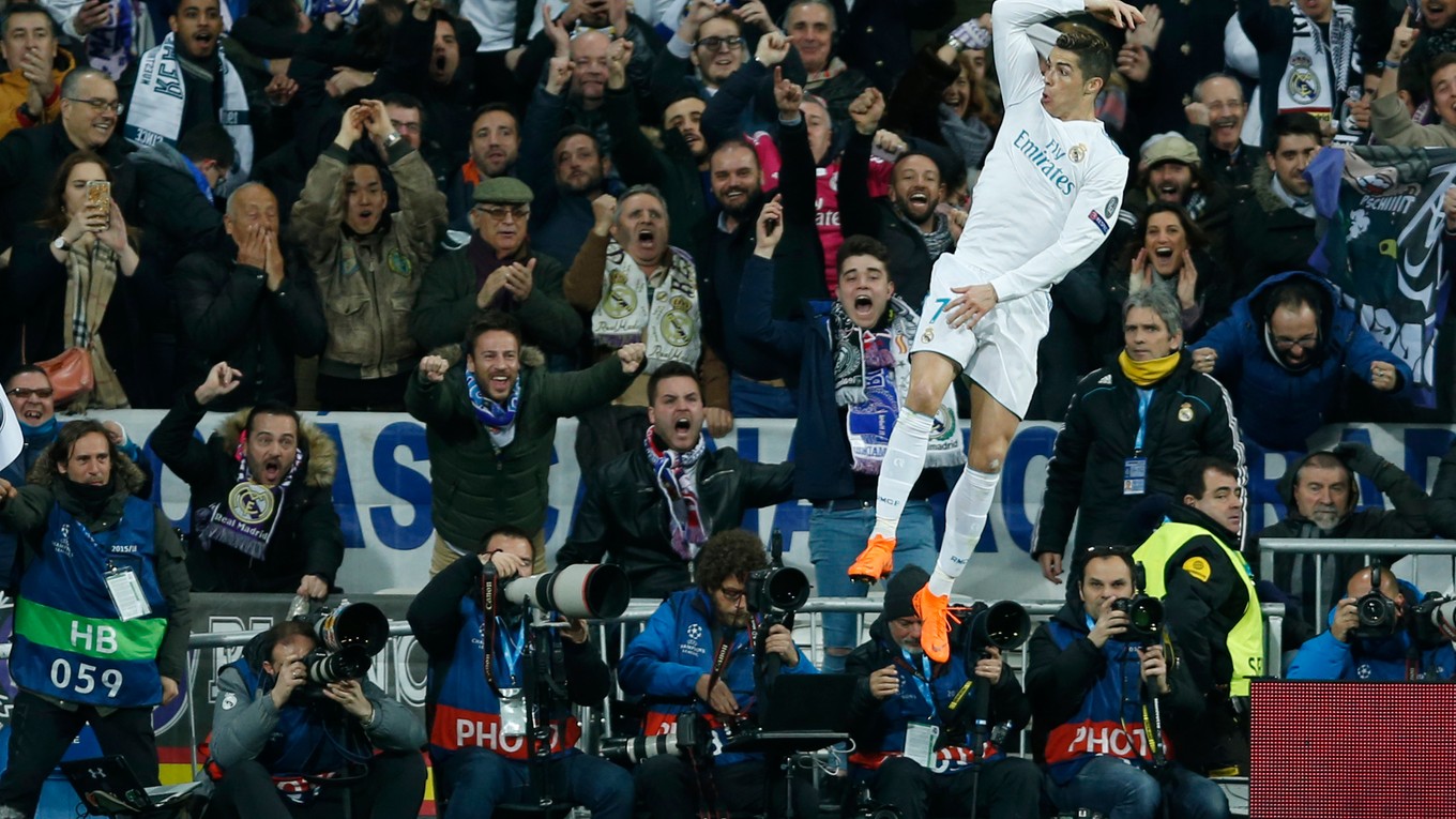 Cristiano Ronaldo strelil dva góly Realu Madrid.