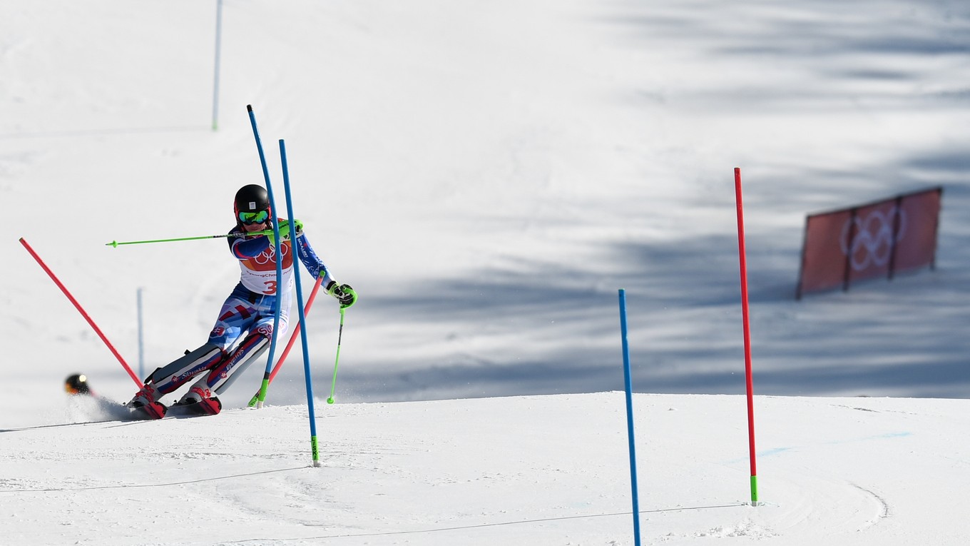 Petre Vlhovej sa olympijský slalom nevydaril.