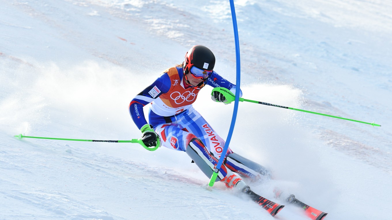 Petre Vlhovej slalom príliš nevyšiel.