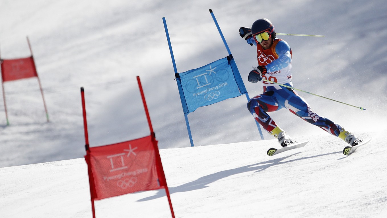 Andreas Žampa so štartovým číslom 29 obsadil v prvom kole obrovského slalomu osemnástu priečku.